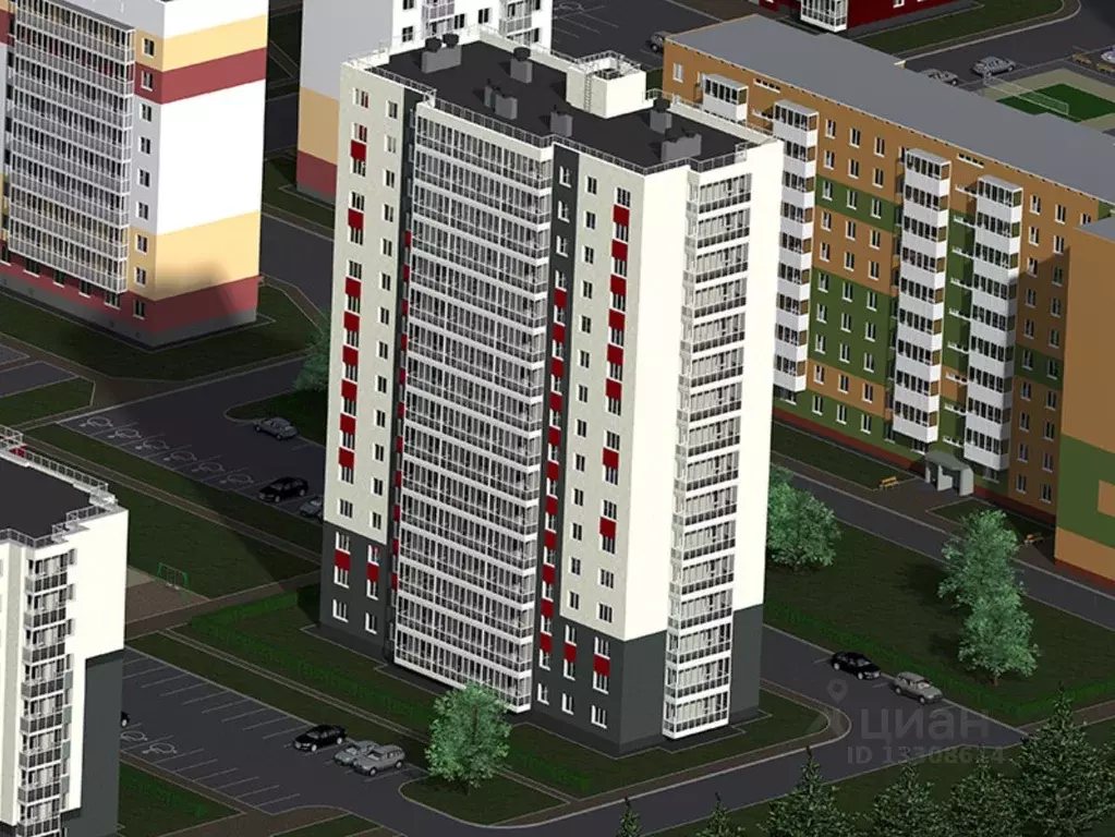 2-к кв. Кемеровская область, Кемерово 55-й мкр, 8 (54.84 м) - Фото 0