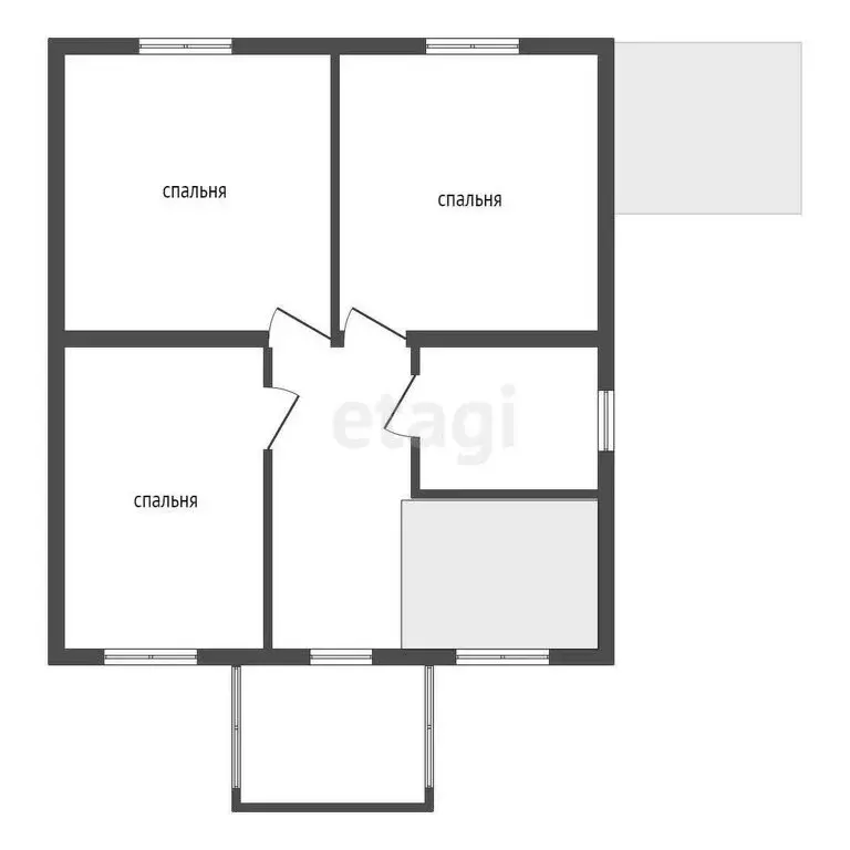 Дом в деревня Медовка, Бирюзовая улица (168.5 м) - Фото 1