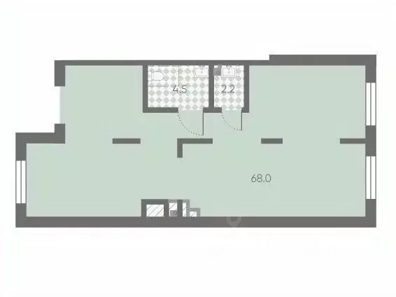 Помещение свободного назначения в Санкт-Петербург пос. Шушары, Пулково ... - Фото 1