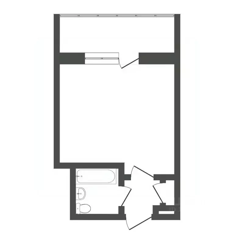 1-к кв. Тюменская область, Тюмень ул. 30 лет Победы, 109 (16.5 м) - Фото 1