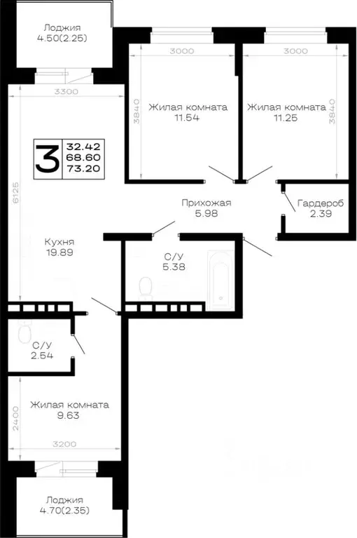 3-к кв. Краснодарский край, Анапа муниципальный округ, Нижняя ... - Фото 1