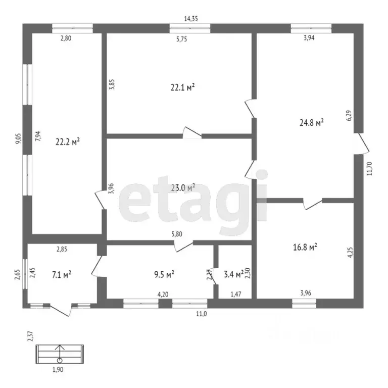 Дом в Коми, Сыктывкар городской округ, Верхняя Максаковка пгт, Шордор ... - Фото 2