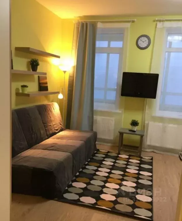 Студия Санкт-Петербург аллея Арцеуловская, 23к1 (26.0 м) - Фото 2