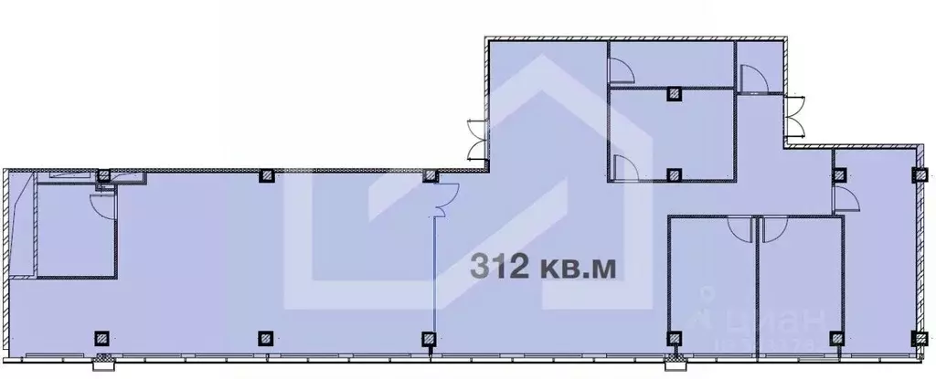 Помещение свободного назначения в Москва Верейская ул., 11 (312 м) - Фото 2