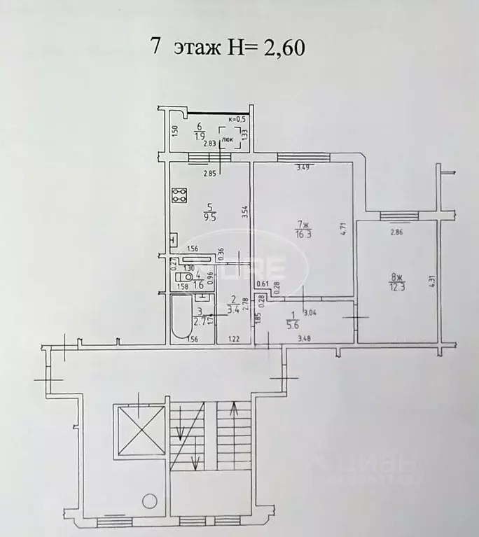 2-к кв. Калининградская область, Калининград ул. Летний проезд, 29 ... - Фото 1