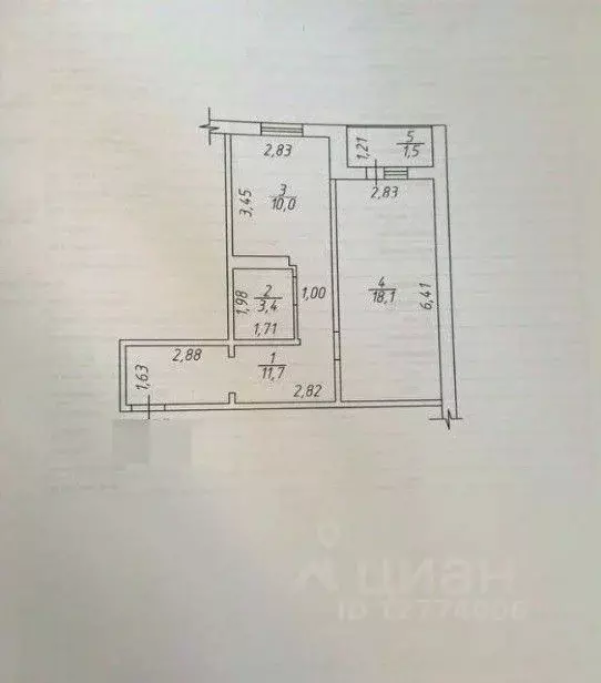 1-к кв. Татарстан, Набережные Челны ул. Аделя Кутуя, 12 (43.2 м) - Фото 1