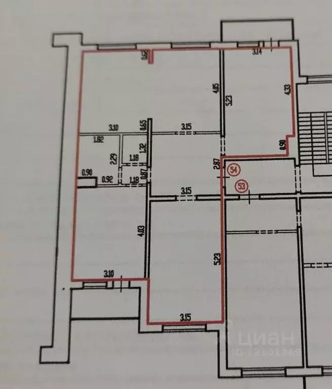3-к кв. Брянская область, Брянск ул. Романа Брянского, 21 (86.4 м) - Фото 2