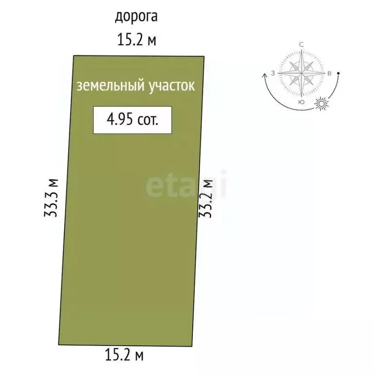 Участок в Крым, Симферопольский район, Молодежное пгт, Аграрник СНТ  ... - Фото 2