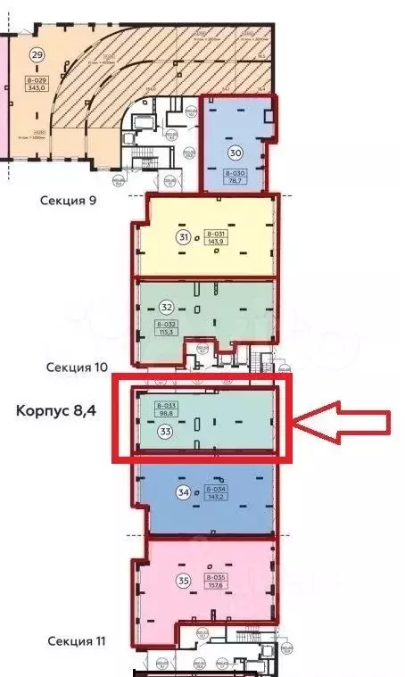 Торговая площадь в Москва бул. Скандинавский, 17 (99 м) - Фото 0