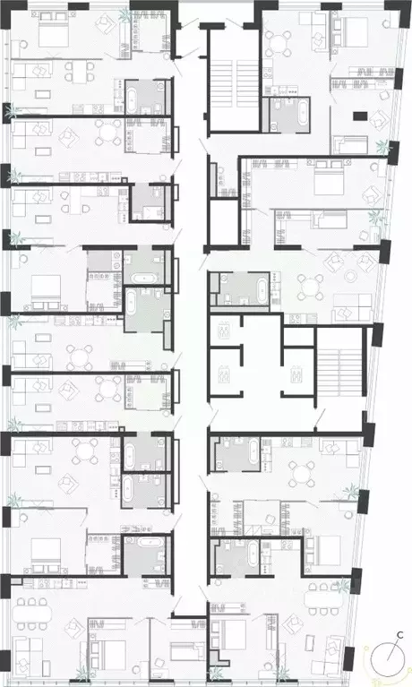 Студия Приморский край, Владивосток ул. Нейбута (77.38 м) - Фото 1