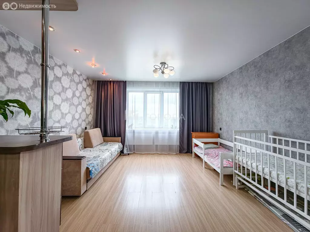 Квартира-студия: Новосибирск, улица В. Высоцкого, 52 (32.4 м) - Фото 2