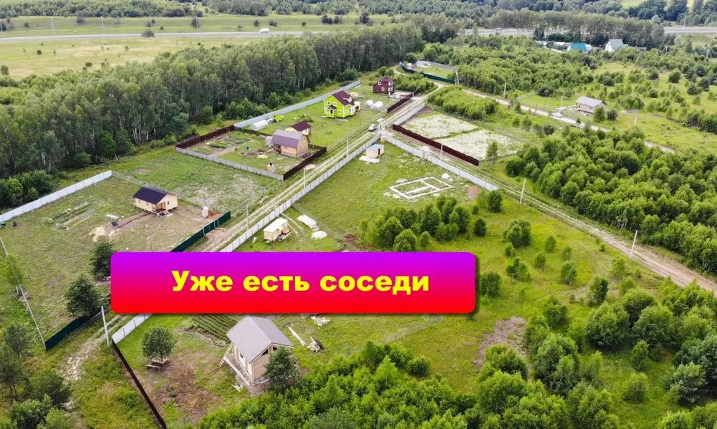 Участок в Тульская область, Заокский район, д. Дятлово, Дятлово дп  ... - Фото 1