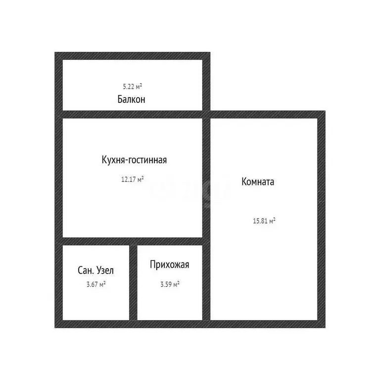 1-комнатная квартира: Краснодар, улица им. Героя Яцкова И.В., 6 (36.5 ... - Фото 0