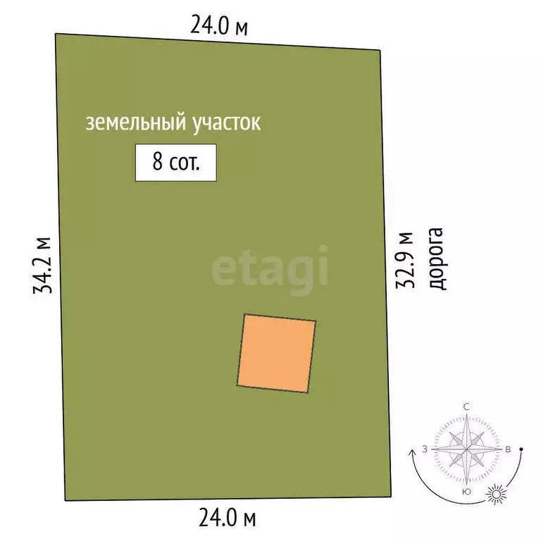 Дом в Костромской район, Апраксинское сельское поселение, деревня ... - Фото 1