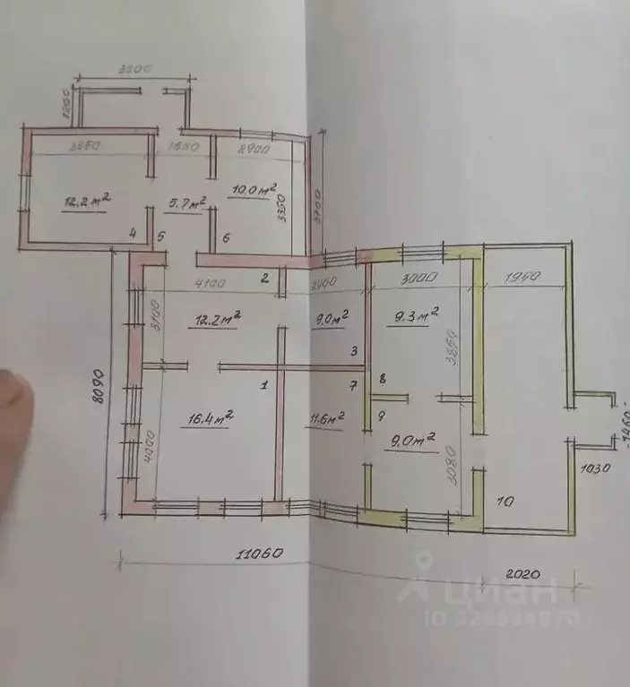 Дом в Воронежская область, Хохольский район, с. Гремячье Зеленая ул. ... - Фото 1