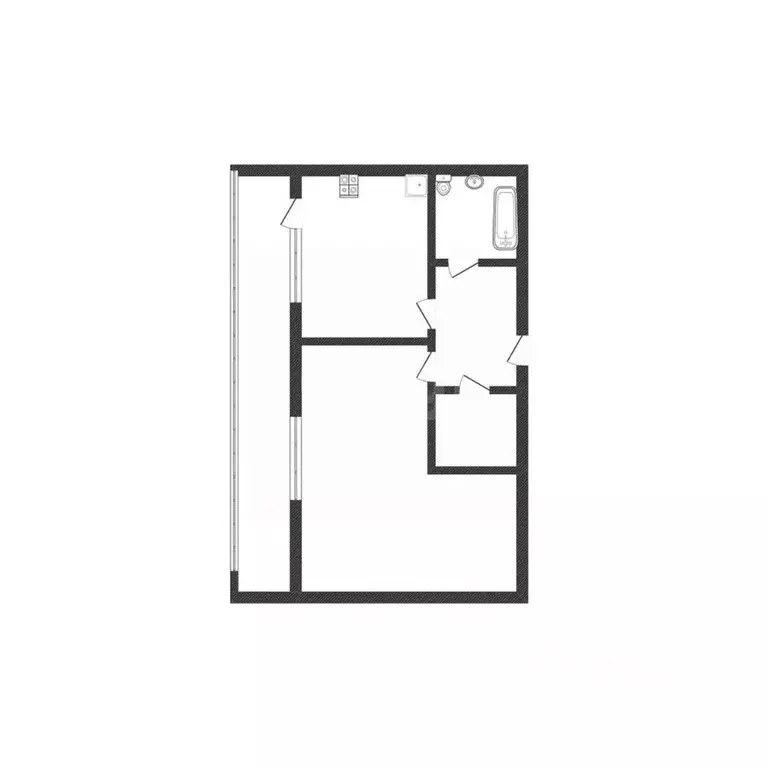 1-к кв. Смоленская область, Смоленский муниципальный округ, д. ... - Фото 1