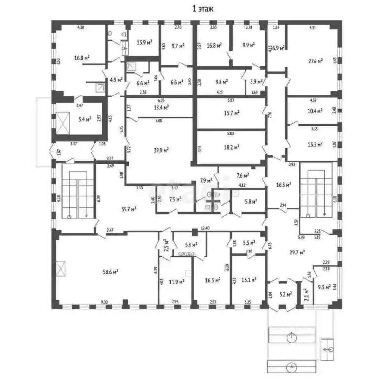 Офис в Камчатский край, Петропавловск-Камчатский ул. Абеля, 41 (1706 ... - Фото 2