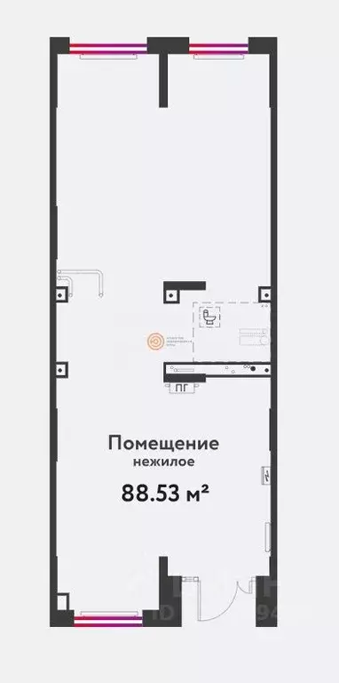 Помещение свободного назначения в Тюменская область, Тюмень ул. 50 лет ... - Фото 2