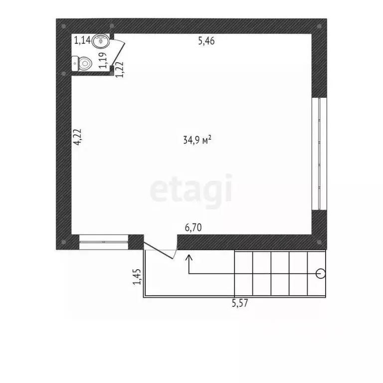 Офис в Башкортостан, Уфа Революционная ул., 98/2 (36 м) - Фото 2