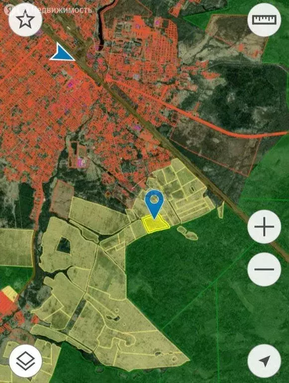 Участок в Малая Вишера, улица 1 Мая (627 м) - Фото 2