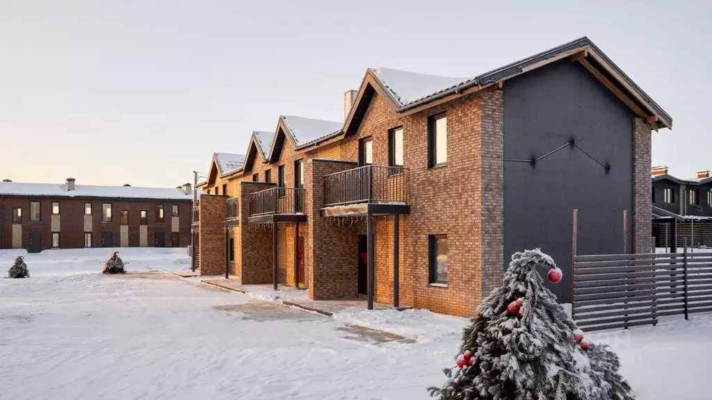 Таунхаус в Новосибирская область, Мошковский район, пос. Октябрьский, ... - Фото 1
