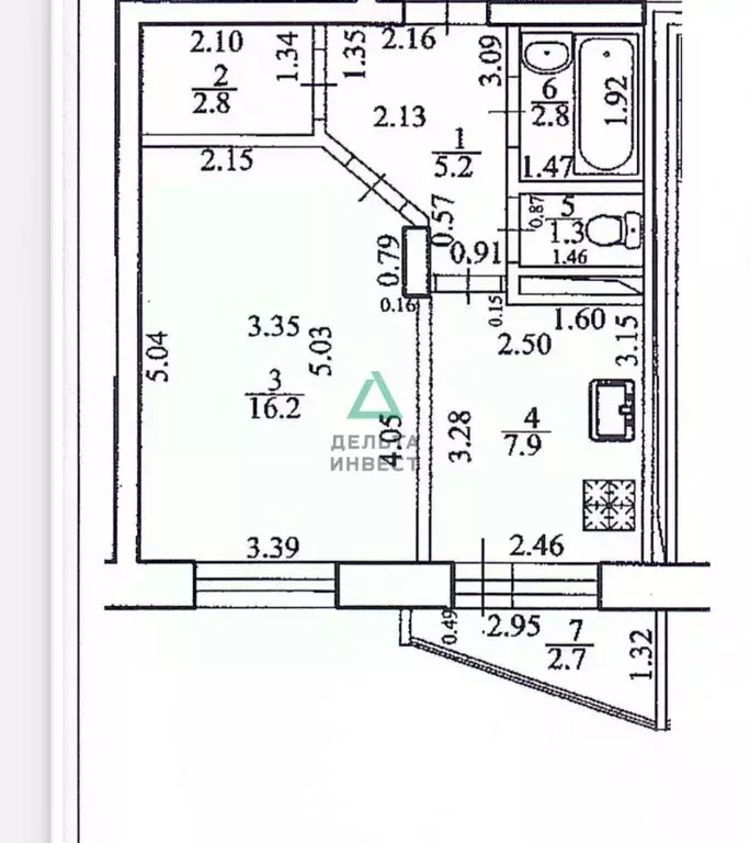 1-к кв. Башкортостан, Уфа ул. Генерала Кусимова, 15/1 (36.2 м) - Фото 2