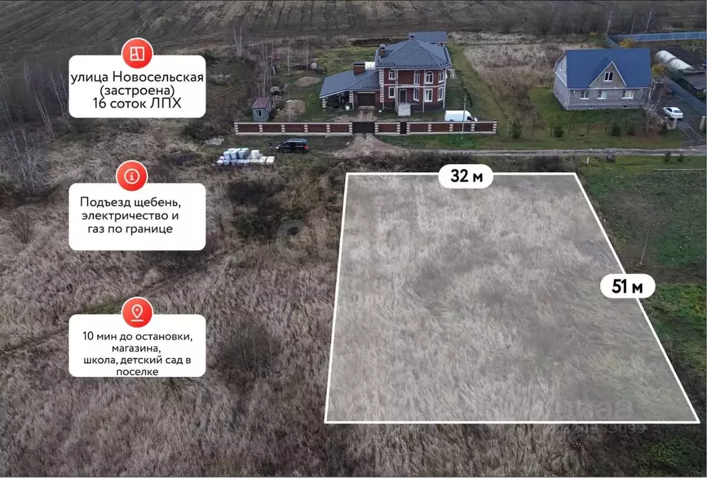 Участок в Московская область, Луховицы муниципальный округ, с. ... - Фото 1