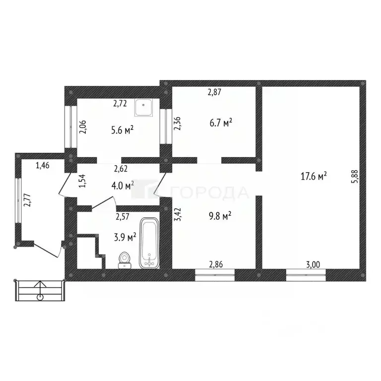 Дом в Алтайский край, с. Шипуново ул. Уральская, 106 (48 м) - Фото 2