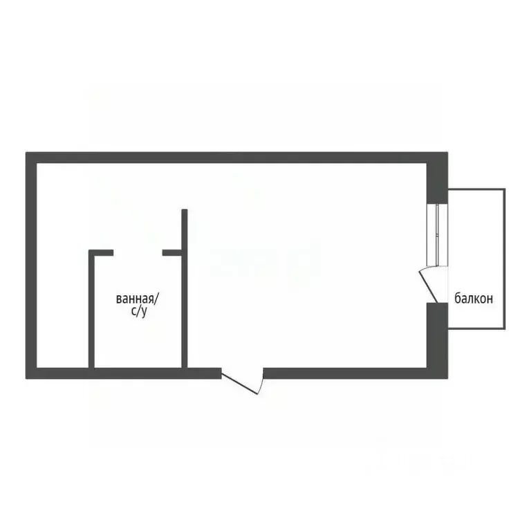 Студия Красноярский край, Красноярск Зеленая Роща мкр, ул. Воронова, ... - Фото 2