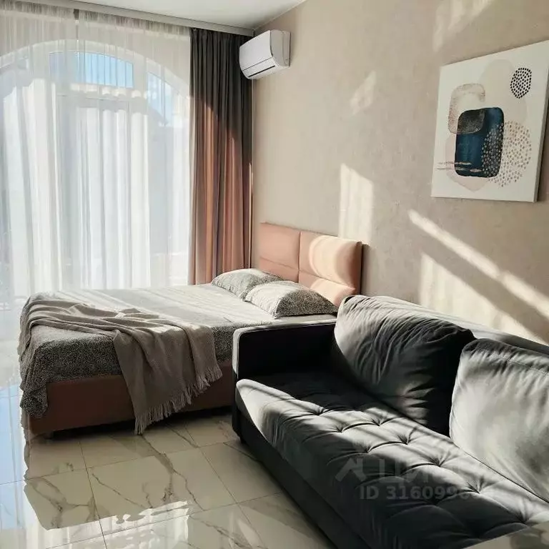 Студия Краснодарский край, Геленджик Крымская ул., 22к22 (32.0 м) - Фото 1