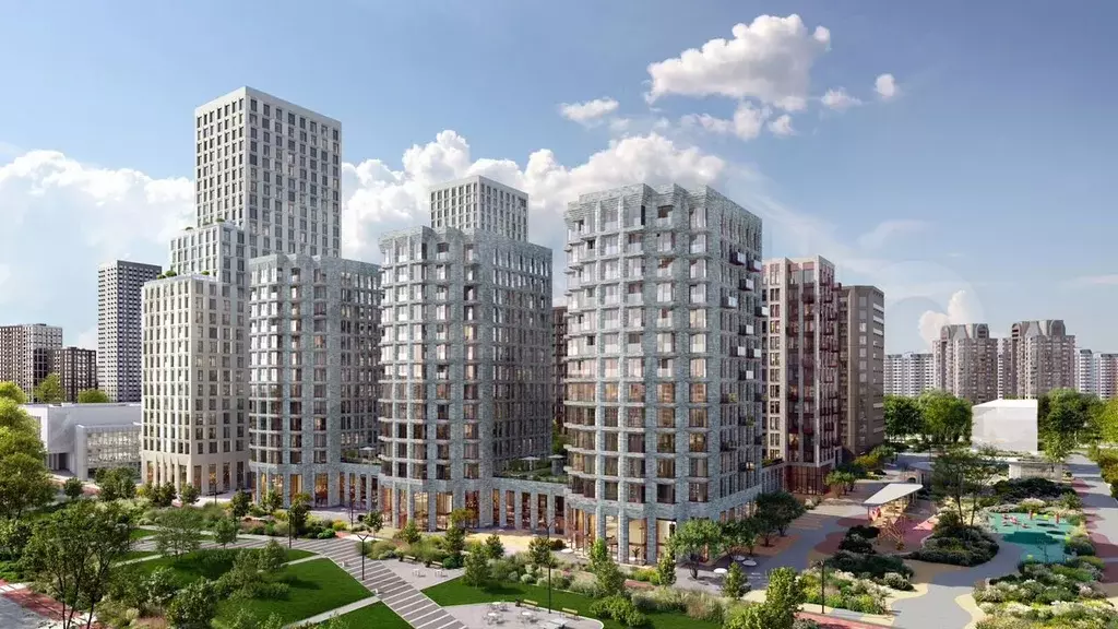 1-к. квартира, 35,7 м, 17/27 эт. - Фото 1