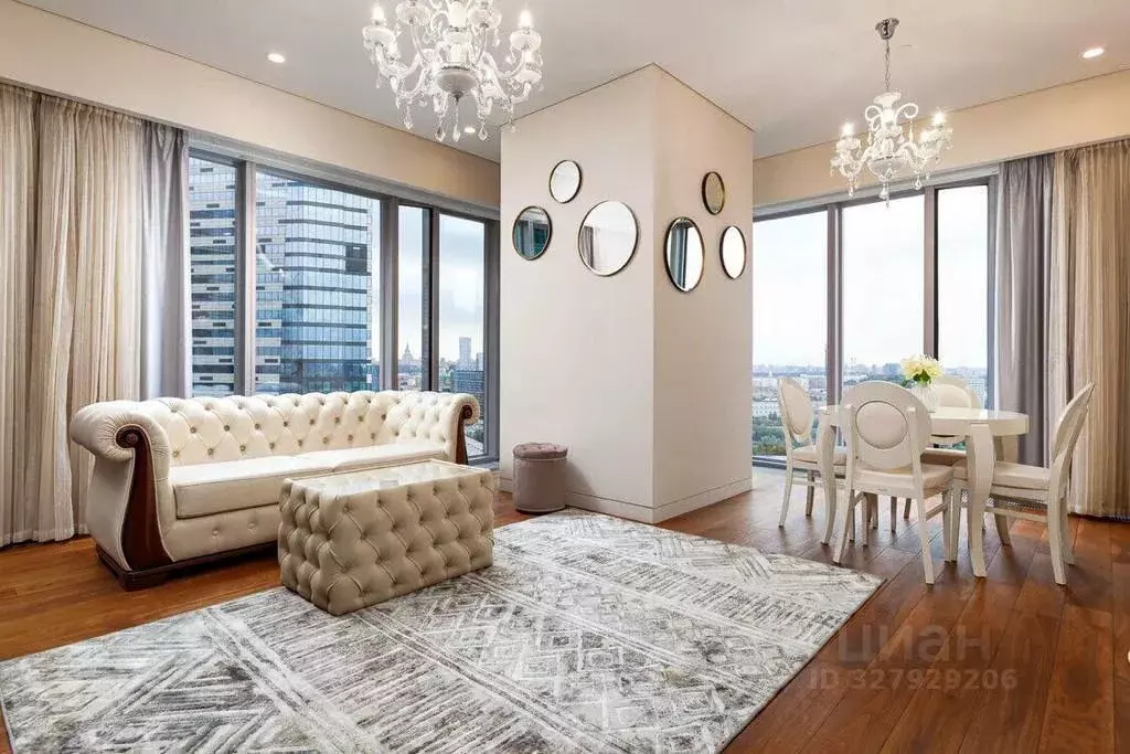 2-к кв. Москва 1-й Красногвардейский проезд, 21с1 (92.0 м) - Фото 1