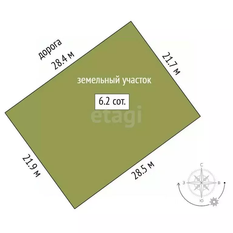 Участок в Тюменская область, Тюменский район, Новокаменский кп  (6.0 ... - Фото 1