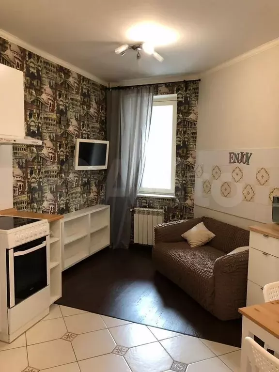 1-к. квартира, 47 м, 4/17 эт. - Фото 1