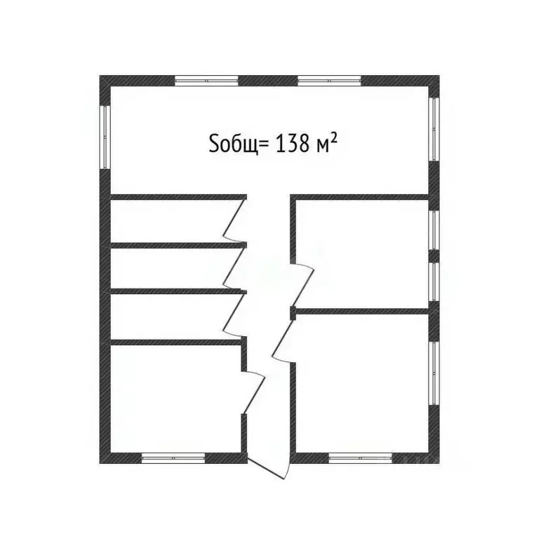 Дом в Брянская область, Брянский район, Снежское с/пос, пос. Верный ... - Фото 1