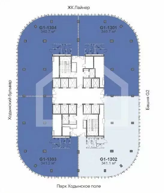 Помещение свободного назначения в Москва Ходынский бул., 20Ас1 (341 м) - Фото 2