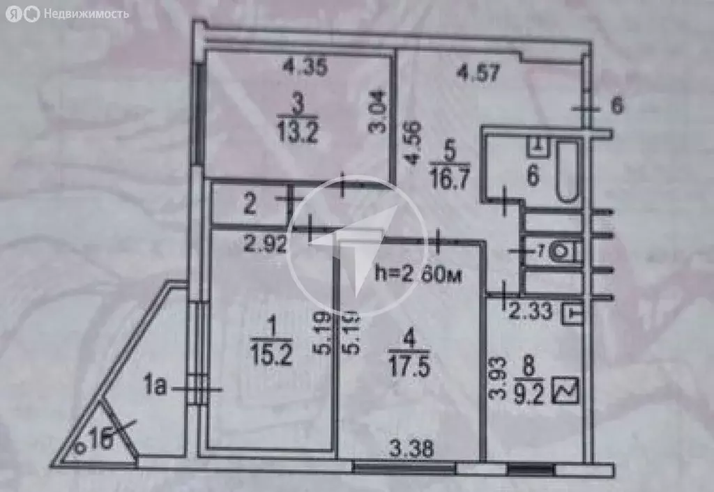 3-комнатная квартира: Москва, проспект Вернадского, 42к2 (78 м) - Фото 2