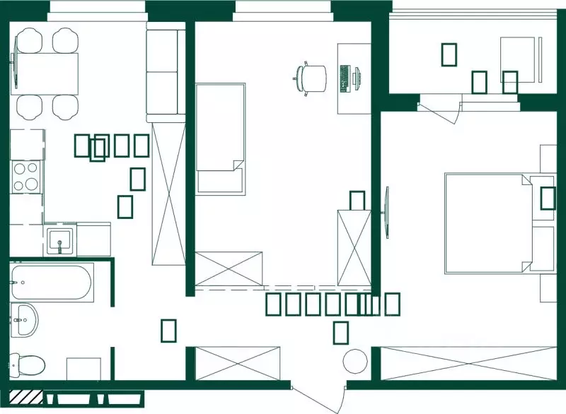 2-к кв. Алтай, Майминский район, с. Майма Алтайская ул., 2к2 (56.5 м) - Фото 1