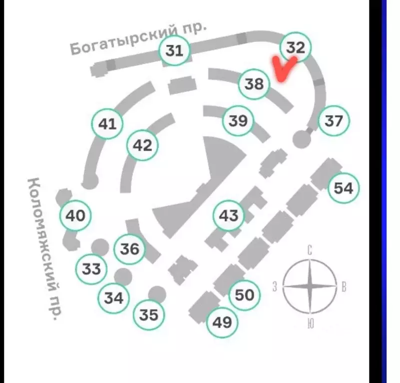 Гараж в Санкт-Петербург Приморский Квартал жилой комплекс (13 м) - Фото 1