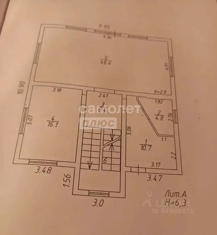 Дом в Калужская область, Дзержинский район, с. Дворцы ул. Большой ... - Фото 2