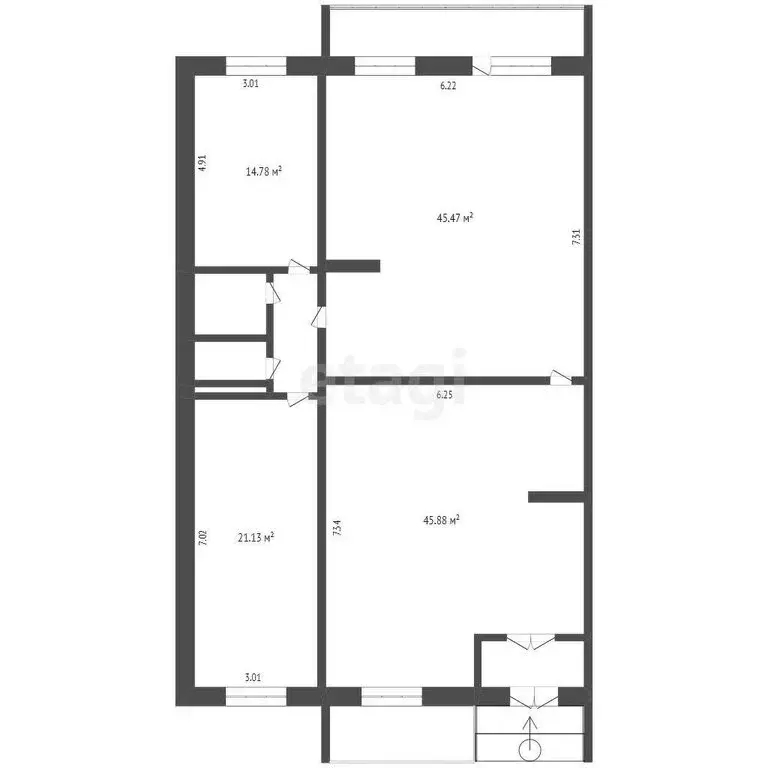 Офис (131.9 м) - Фото 1