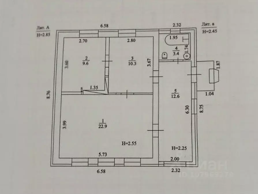 Дом в Краснодарский край, Темрюкский район, Краснострельское с/пос, ... - Фото 2