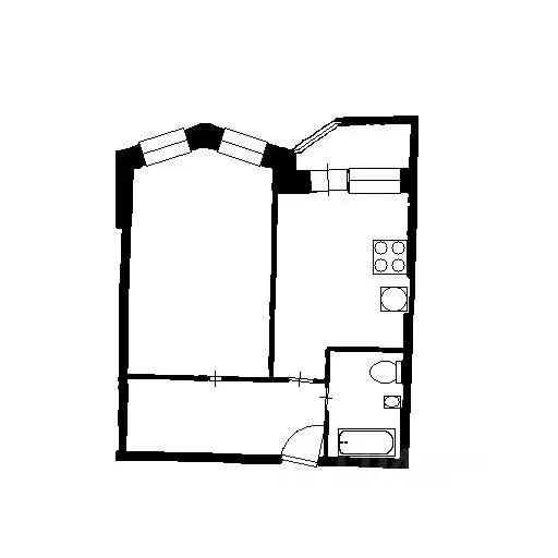 1-к кв. Московская область, Ивантеевка Пушкинский городской округ, ... - Фото 2