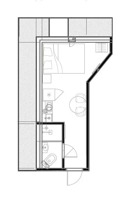 Квартира-студия: Санкт-Петербург, Фурштатская улица, 2/12 (12.5 м) - Фото 1