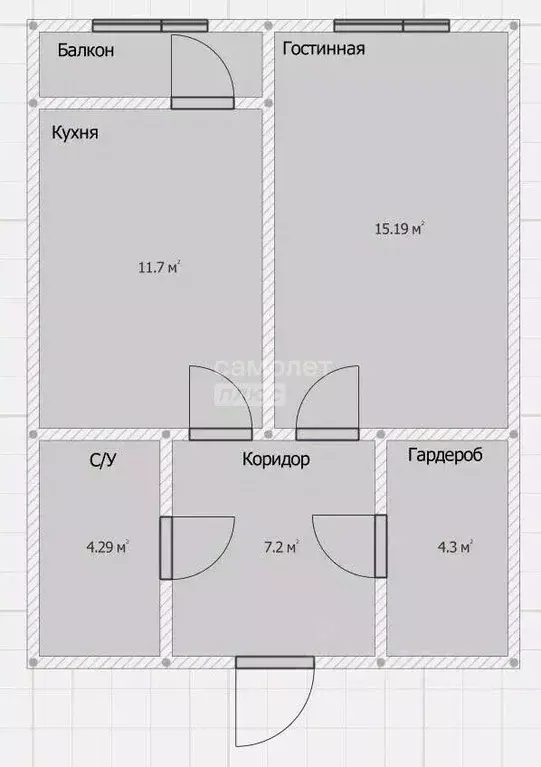 1-к кв. Дагестан, Дербент пер. Карла Маркса, 57 (48.0 м) - Фото 2