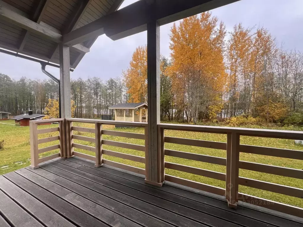 Коттедж в Ленинградская область, Приозерский район, Красноозерное ... - Фото 1