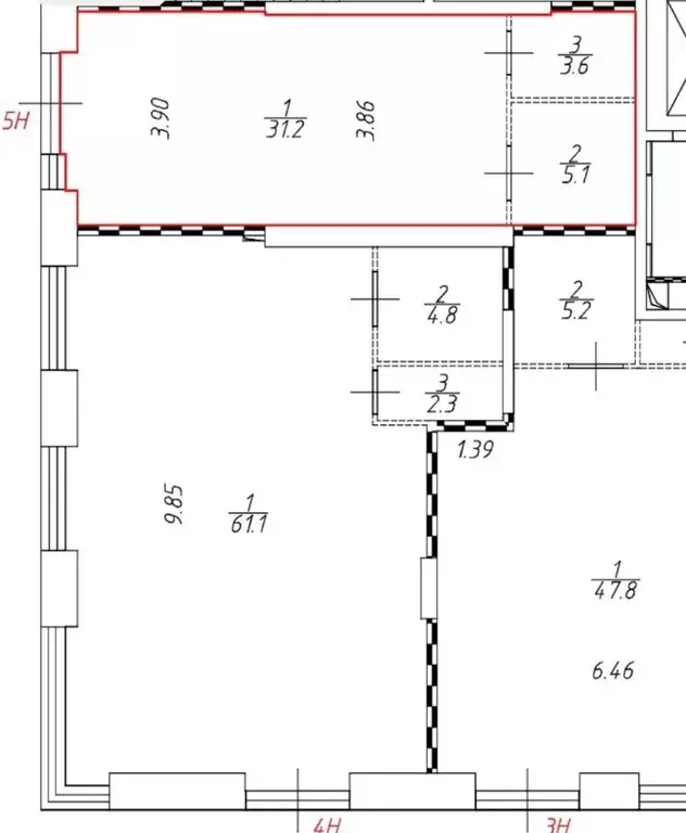Помещение свободного назначения в Москва Каширский проезд, 25к5 (40 м) - Фото 2