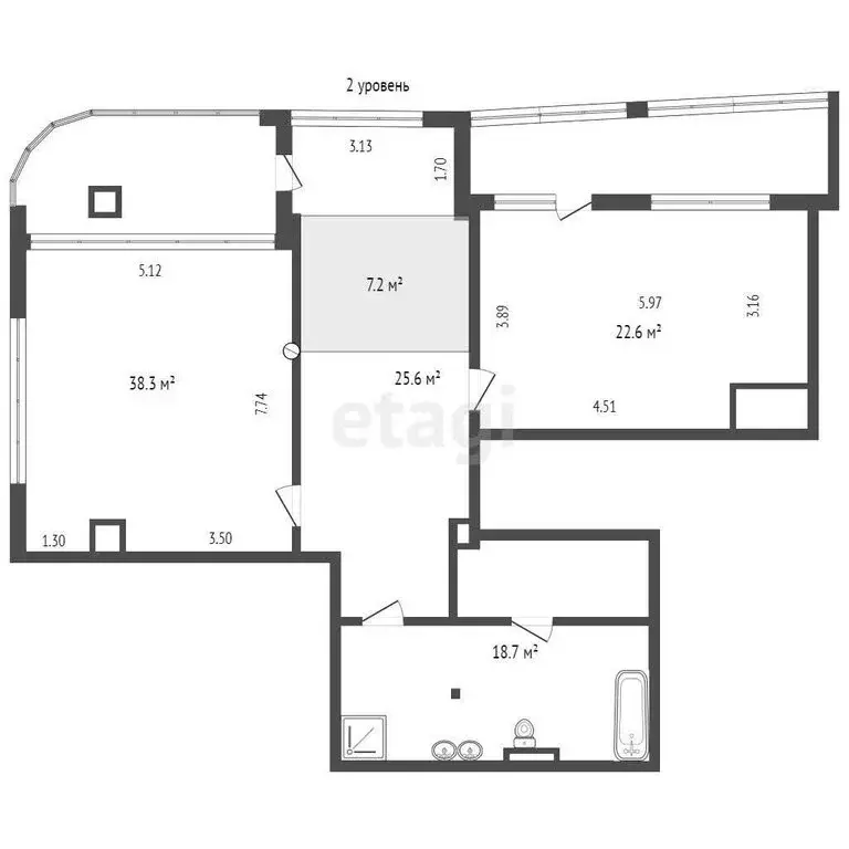 4-комнатная квартира: Севастополь, Парковая улица, 12 (210 м) - Фото 1
