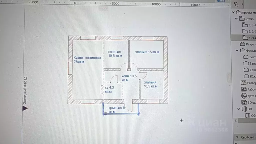 Дом в Татарстан, Лаишевский район, с. Сокуры ул. Весенняя (80 м) - Фото 2