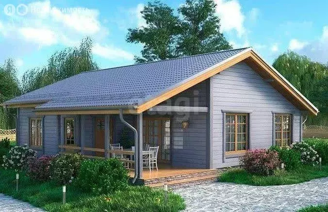 Дом в Ахлебинино, село Ахлебинино, Ветровая улица (70 м) - Фото 1